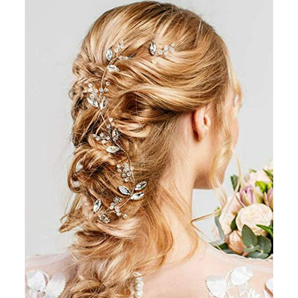 Glass Rhinestones Wedding Prom Hair Comb Hairpiece Crown Tiara Bridal Headpiece 